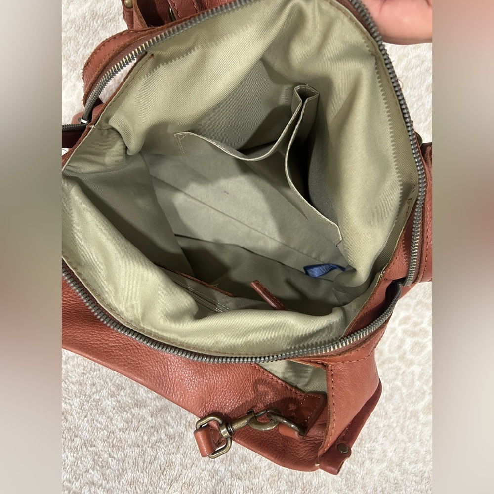 American Leather Co Leather Satchel - Picture 4 of 9